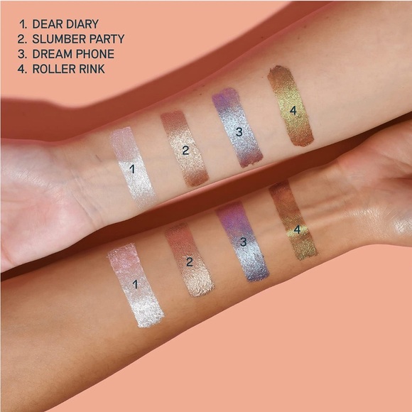 EXA Dear Diary light show color melt sparkler metallic foil gel pigment - Picture 8 of 8